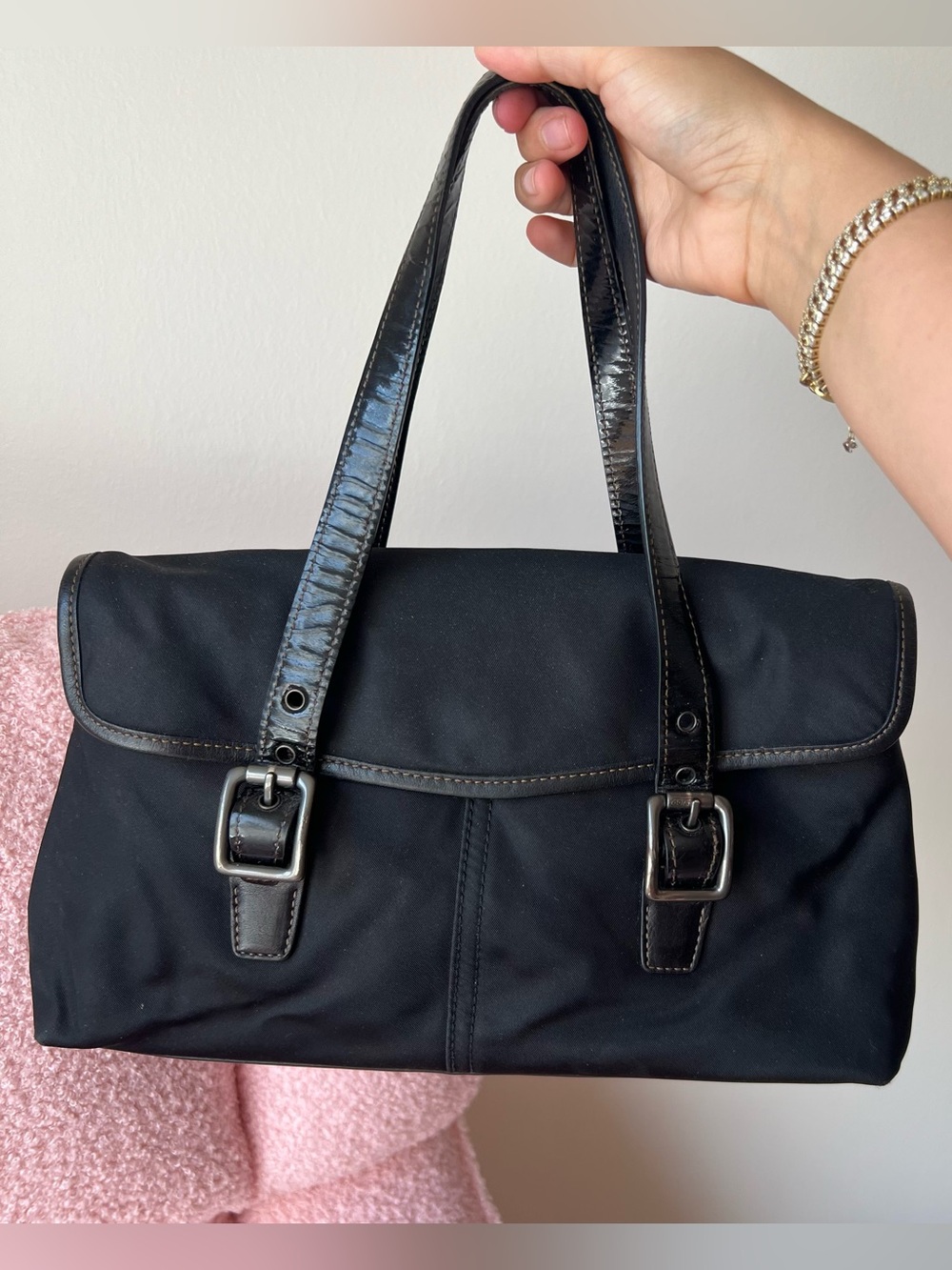 Vintage Coach Nylon Legacy Satchel
